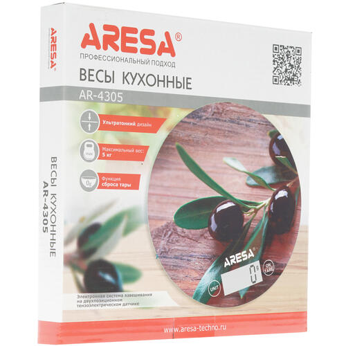 Купить Кухонные весы ARESA AR-4305 разноцветный  8146602. Характеристики, отзывы и цены в Донецке