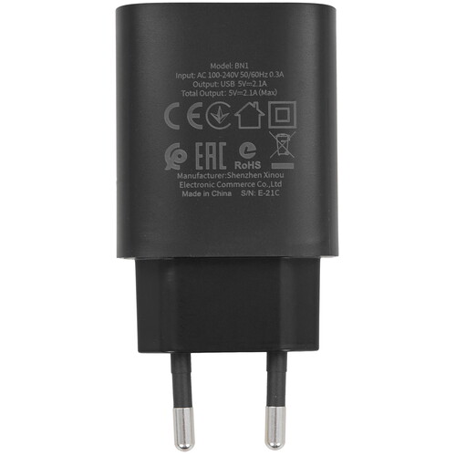Купить Сетевое зарядное устройство Borofone BN1 Innovative черный  9244338. Характеристики, отзывы и цены в Донецке