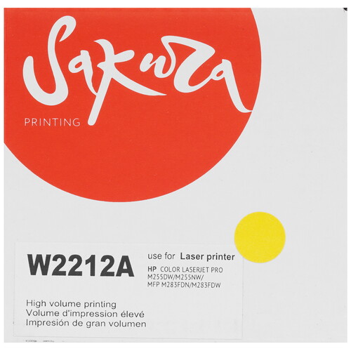 Купить Картридж лазерный SAKURA W2212A желтый  9901762. Характеристики, отзывы и цены в Донецке