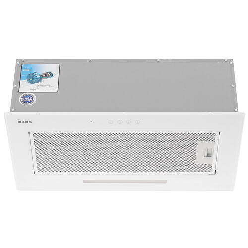 Купить Вытяжка полновстраиваемая Akpo WK-11 Mio glass белый  9951214. Характеристики, отзывы и цены в Донецке