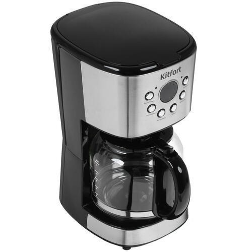 Купить Кофеварка капельная Kitfort KT-728 черный  8165206. Характеристики, отзывы и цены в Донецке