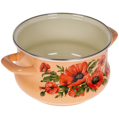 Купить Кастрюля METROT Маки 348279 2 л 16 см розовый  9211014. Характеристики, отзывы и цены в Донецке