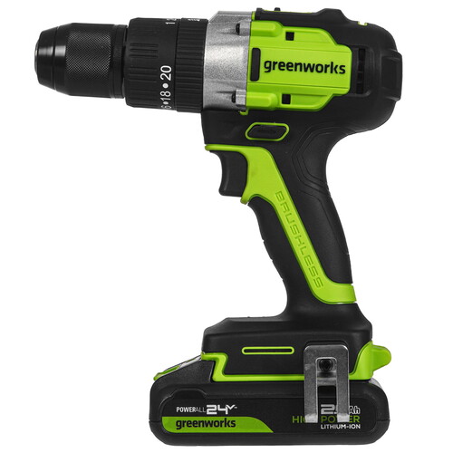 Купить Дрель-шуруповерт GreenWorks GD24DD60 24V  9305504. Характеристики, отзывы и цены в Донецке