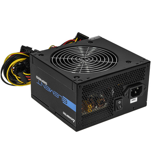 Купить Блок питания Chieftec ELEMENT 500W [ELP-500S] черный  1107518. Характеристики, отзывы и цены в Донецке