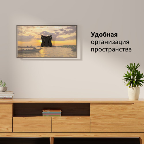 Купить Кронштейн для ТВ UNITEKI SNM1901N черный  9298820. Характеристики, отзывы и цены в Донецке
