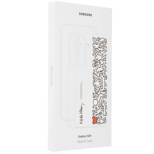 Купить Накладка  Samsung Flipsuit Case для Samsung Galaxy S25+ белый/черный  5613519. Характеристики, отзывы и цены в Донецке