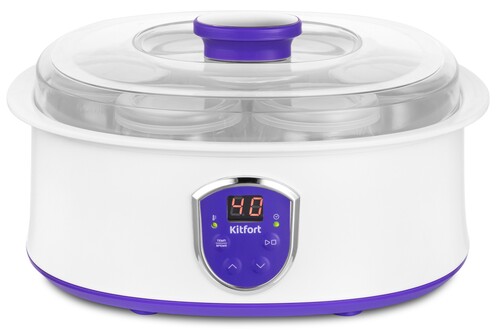 Купить Йогуртница KITFORT КТ-2088-1 фиолетовый  9002737. Характеристики, отзывы и цены в Донецке