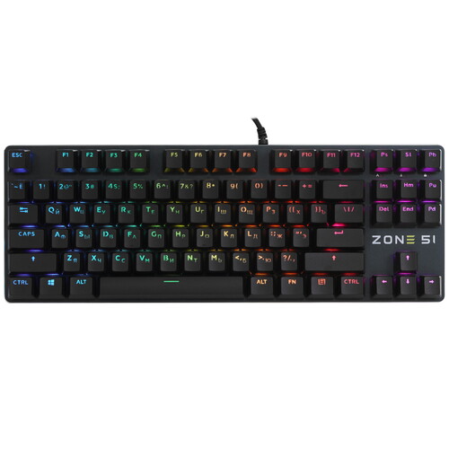 Купить Клавиатура проводная ZONE 51 ADAMANT TKL  9251588. Характеристики, отзывы и цены в Донецке
