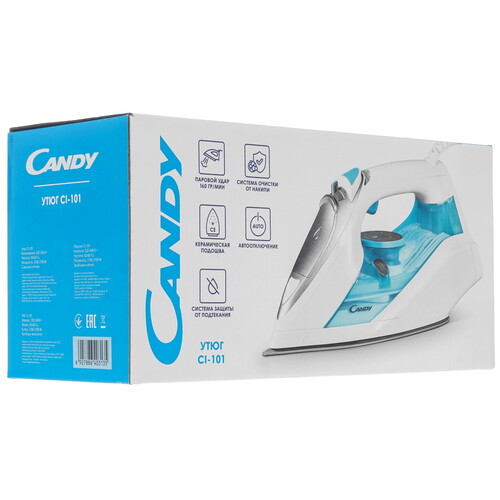 Купить Утюг Candy CI-101 белый  9942232. Характеристики, отзывы и цены в Донецке