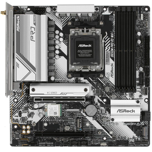 Купить Материнская плата ASRock B650M Pro RS WiFi  5417148. Характеристики, отзывы и цены в Донецке