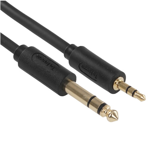 Купить Кабель   Telecom jack 3.5 мм - jack 6.3 мм черный  5602585. Характеристики, отзывы и цены в Донецке