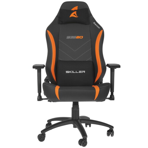 Купить Кресло игровое Sharkoon SGS20-BK/OG оранжевый  5004442. Характеристики, отзывы и цены в Донецке