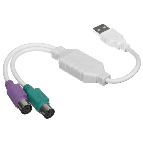 Купить Кабель VCOM USB 2.0 Type-A - PS/2 x2  5471509. Характеристики, отзывы и цены в Донецке