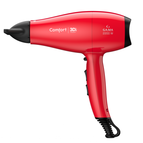 Купить Фен GA.MA COMFORT 3D красный/черный  9174453. Характеристики, отзывы и цены в Донецке