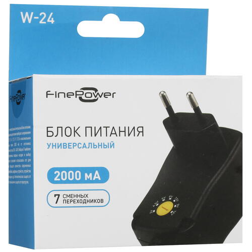 Купить Адаптер питания сетевой FinePower W-24  4887021. Характеристики, отзывы и цены в Донецке