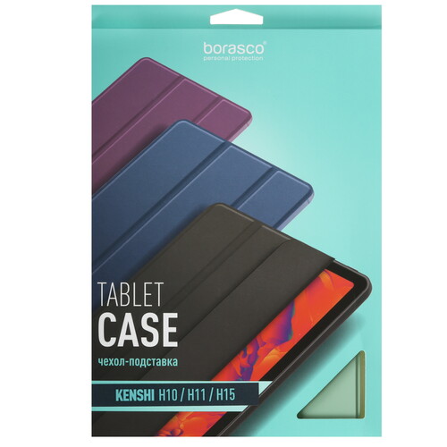 Купить Чехол-книжка BoraSCO для KENSHI H10/ H11/ Pad H15 зеленый  5624666. Характеристики, отзывы и цены в Донецке
