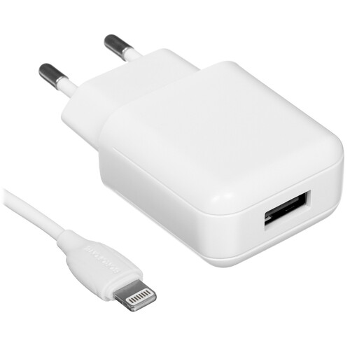 Купить Сетевое зарядное устройство Borofone BA64A белый  5474770. Характеристики, отзывы и цены в Донецке
