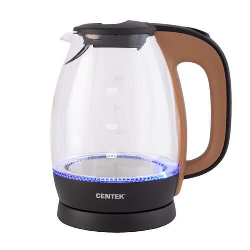 Купить Электрочайник Centek CT-0056 коричневый  8113513. Характеристики, отзывы и цены в Донецке