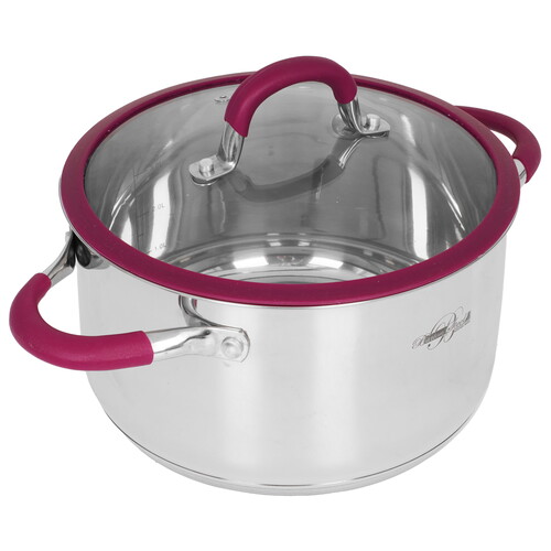 Купить Кастрюля BS 2217-22/ 2 4.5 л 22 см серебристый  9151736. Характеристики, отзывы и цены в Донецке