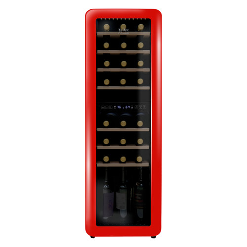 Купить Винный шкаф Tesler CWC-308 красный  9372478. Характеристики, отзывы и цены в Донецке
