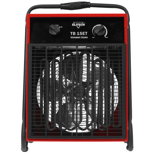 Купить Тепловая пушка электрическая Elitech ТВ 15ЕТ  8195546. Характеристики, отзывы и цены в Донецке