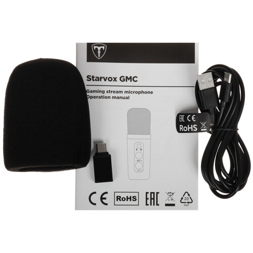 Купить Микрофон Tline Starvox GMC черный  9230356. Характеристики, отзывы и цены в Донецке