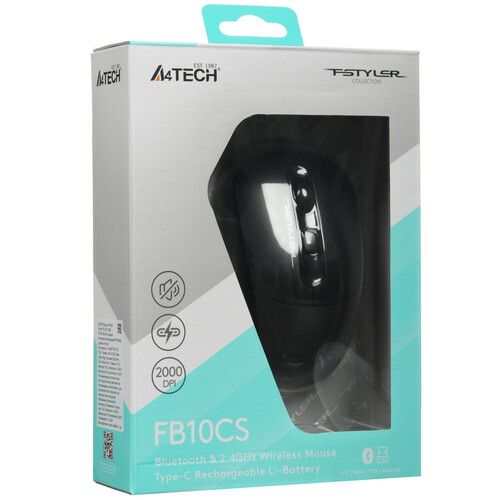 Купить Мышь беспроводная A4Tech Fstyler FB10CS  5468285. Характеристики, отзывы и цены в Донецке