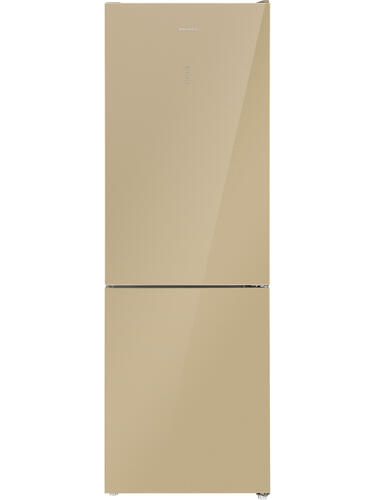 Купить Холодильник с морозильником  MAUNFELD MFF185NFBG бежевый  8160393. Характеристики, отзывы и цены в Донецке