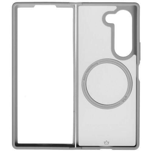 Купить Накладка  VLP Moon Case MagSafe для Samsung Galaxy Z Fold6 серый  5472303. Характеристики, отзывы и цены в Донецке