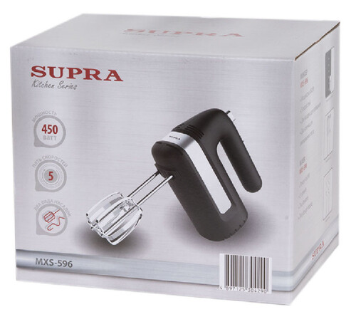 Купить Миксер Supra MXS-596 черный  9052837. Характеристики, отзывы и цены в Донецке