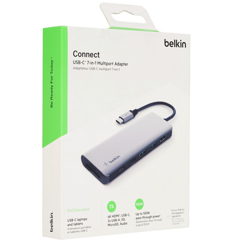 Купить Док-станция Belkin USB-C Multiport Hub Adapter  5605629. Характеристики, отзывы и цены в Донецке