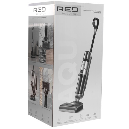 Купить Моющий пылесос вертикальный   RED SOLUTION AQUA W3450  серый  9243201. Характеристики, отзывы и цены в Донецке