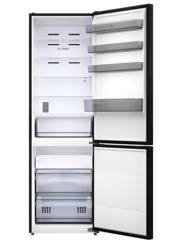 Купить Холодильник с морозильником   LEX LKB201BLIDMax черный  9172543. Характеристики, отзывы и цены в Донецке