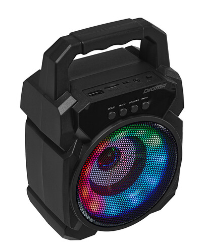 Купить Портативная колонка Digma D-PS1500, черный  5423649. Характеристики, отзывы и цены в Донецке