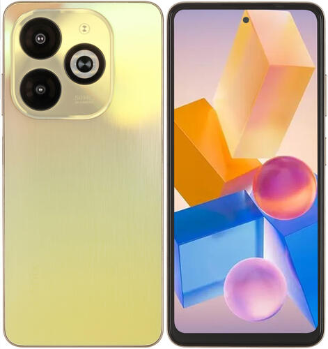 Купить 6.6" Смартфон Infinix SMART 8 Pro 256 ГБ золотистый  5452179. Характеристики, отзывы и цены в Донецке