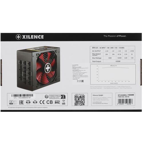 Купить Блок питания Xilence Performance X+ XN176 1050W  5431777. Характеристики, отзывы и цены в Донецке