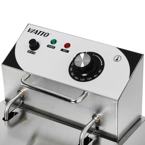 Купить Фритюрница Viatto VA-EF081 серебристый  9985901. Характеристики, отзывы и цены в Донецке