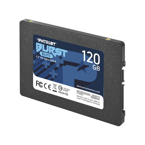 Купить 120 ГБ 2.5" SATA накопитель Patriot Burst Elite [PBE120GS25SSDR]  1690376. Характеристики, отзывы и цены в Донецке