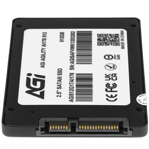 Купить 512 ГБ 2.5" SATA накопитель AGI AI178  5412850. Характеристики, отзывы и цены в Донецке