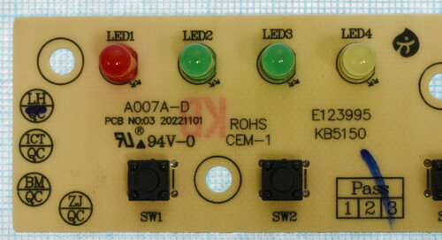 Купить Плата (FK + LED-ind) для мобильного кондиционера Aceline AC-PS07PO/W  9092273. Характеристики, отзывы и цены в Донецке