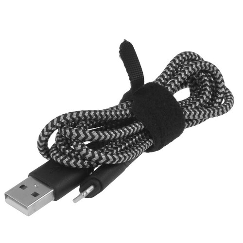 Купить Кабель круглый BoraSCO Lightning 8-pin - USB 2.0 Type-A серый 1 м  5614062. Характеристики, отзывы и цены в Донецке