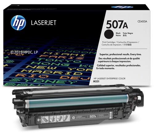 Купить Картридж лазерный HP 507A (CE400A) черный, с чипом  0158340. Характеристики, отзывы и цены в Донецке