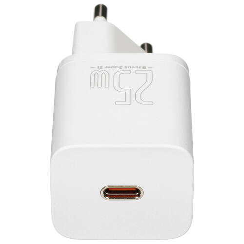 Купить Сетевое зарядное устройство Baseus Super Si Quick Charger белый  5073000. Характеристики, отзывы и цены в Донецке