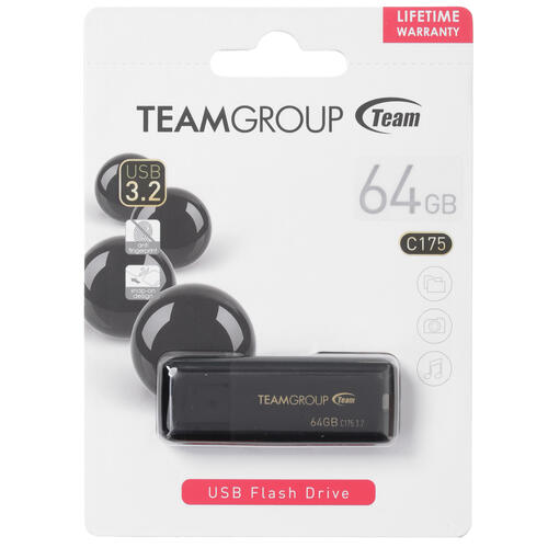 Купить Память USB Flash 64 ГБ Team Group C175 [TC175364GB01]  4851386. Характеристики, отзывы и цены в Донецке