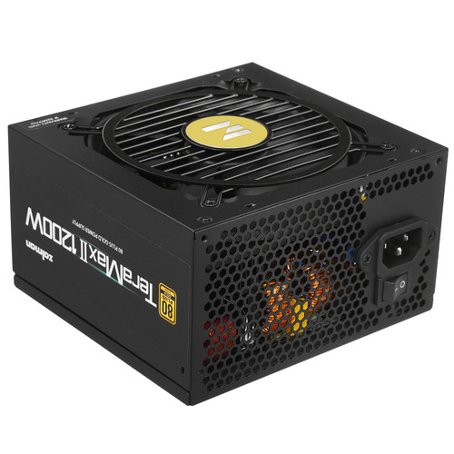 Купить Блок питания ZALMAN TeraMax II 1200W [ZM1200-TMX2] черный  5431596. Характеристики, отзывы и цены в Донецке
