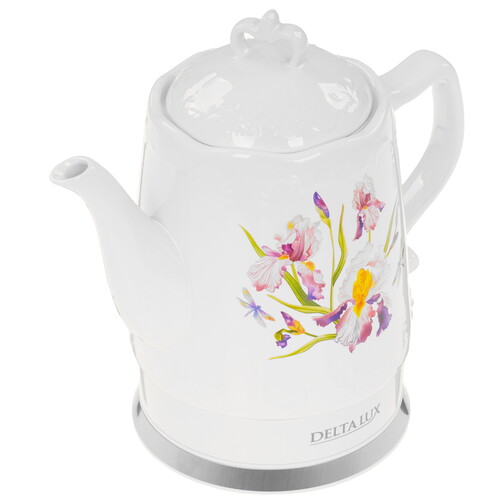 Купить Электрочайник DELTA LUX DE-1012 белый  9235542. Характеристики, отзывы и цены в Донецке