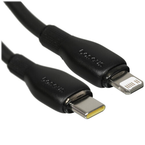 Купить Кабель круглый Baseus Lightning 8-pin - USB Type-C черный 1 м  5627436. Характеристики, отзывы и цены в Донецке