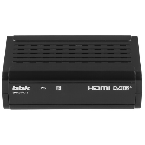 Купить Приставка для цифрового ТВ BBK SMP025HDT2 черный  5472793. Характеристики, отзывы и цены в Донецке