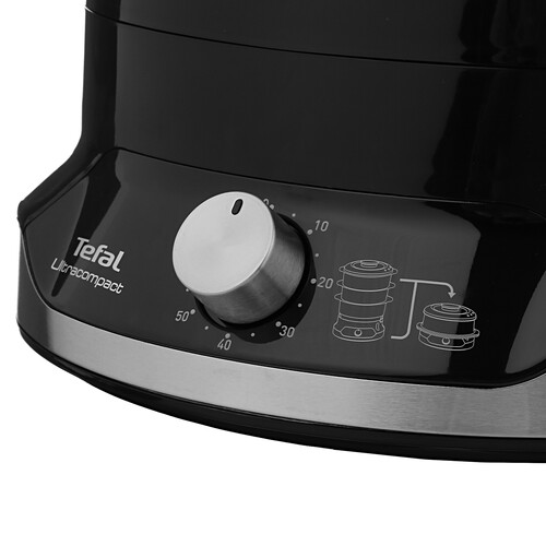 Купить Пароварка Tefal Ultra Compact VC204810 черный  5334989. Характеристики, отзывы и цены в Донецке