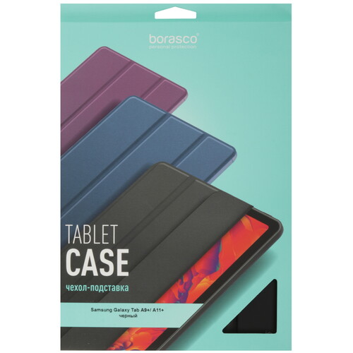 Купить Чехол-книжка BoraSCO для Samsung Galaxy Tab A9+/ A11+ черный  5642974. Характеристики, отзывы и цены в Донецке